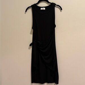 Kaileigh Black Ribbed Knit dress size medium